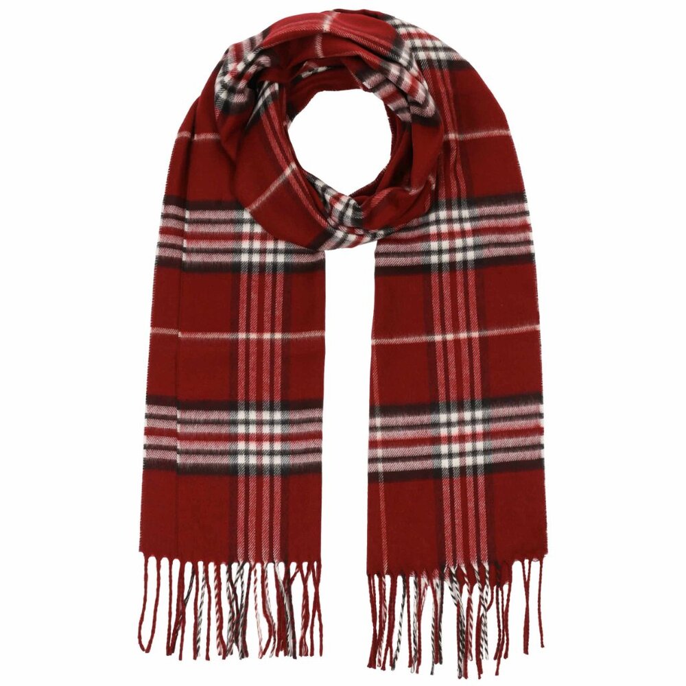Burberry Classic Plaid Scarf Nova Red